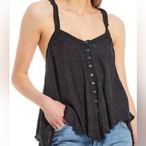 FREE PEOPLE WE THE FREE DREAM WEAVER TOP MED